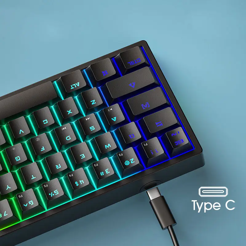 Bàn phím cơ LEAVEN K28 (61 Phím) 2 ban phim co 61 phim leaven k28 2