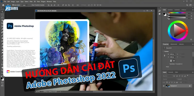 Cài đặt Adobe Photoshop 2022